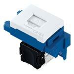 パナソニック　 NR3180MCW 情報モジュラジャックCat.6A (埋込型）LAN表示付(SO-STYLE)（マットセラミッ..