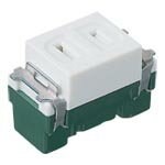 Rakuten - パナソニック WN1051CWアドバンスシリーズ埋込扉付コンセント（セラミックホワイト）15A125V