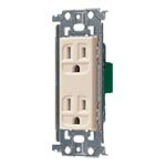 Rakuten - パナソニック WTL13123F アドバンスシリーズ 埋込接地ダブルコンセント（金属枠付）ベージュ