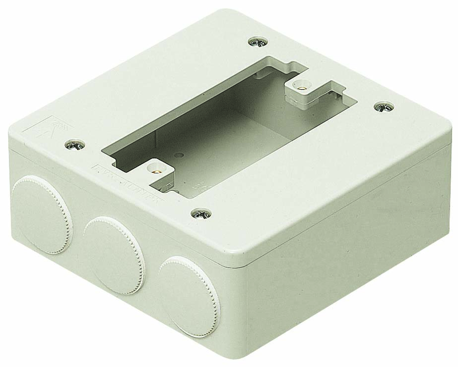 Rakuten - 未来工業 PVK-ALN1PKM PVKボックス（器具用）（ノック無し）ミルキーホワイト