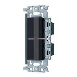 Rakuten - Panasonic【SO-STYLE】WNSS52292B埋込ロングハンドルスイッチセットスイッチC（3路(C)・片切(B)両用）X2　(マットブラック）