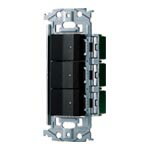 Rakuten - Panasonic【SO-STYLE】WNSS51555B埋込ロングハンドルスイッチセットほたるスイッチC（3路(C)・片切（B）両用）X3（マットブラック）15A300V AC(表示ランプ100V用)