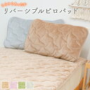 ピロパッド 枕カバー 暖かい マイクロフリース メッシュ リバーシブル 2way 冬 秋 洗濯可 洗える 丸洗い さらさら なめらか あったか ふわふわ 微起毛 無地 シンプル 寝具 長く使える リバーシブルピロパッド