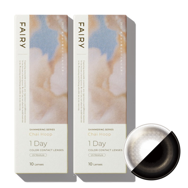 チャイフープ 2箱セット フェアリー シマーリング ワンデー UV パ...(4)