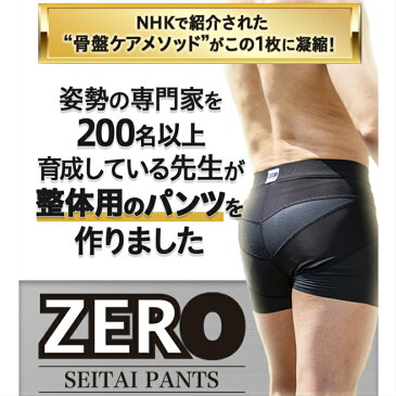 送料無料 整体パンツZERO 骨盤ケア 骨盤矯正 履くだけ整体 腰痛 背中痛 肩痛 立ち仕事 男性 人気 おすすめ