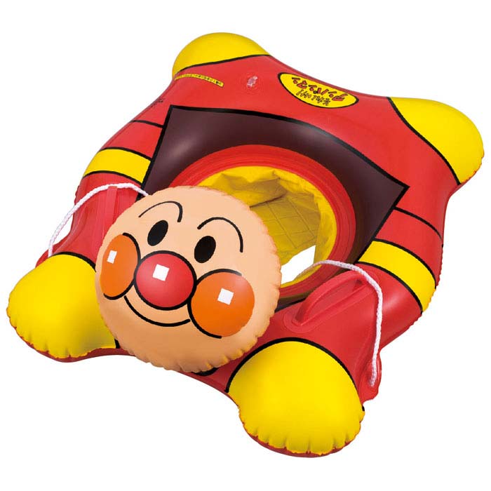 アンパンマン 顔付きベビーうきわ