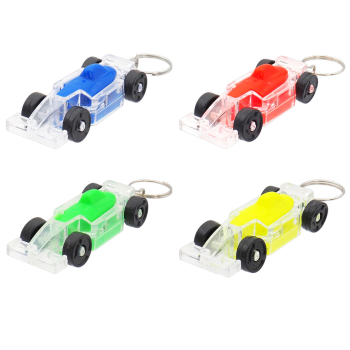 レーシングカー ライト キーホルダー 24個セット(sy5086)