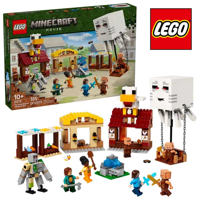 LEGO Minecraft Ghast Village Raid 21273