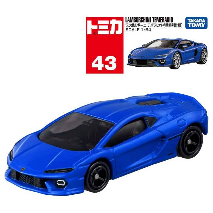 【メール便可】トミカ No．43 ランボルギーニ テメラリオ(初回特別仕様)