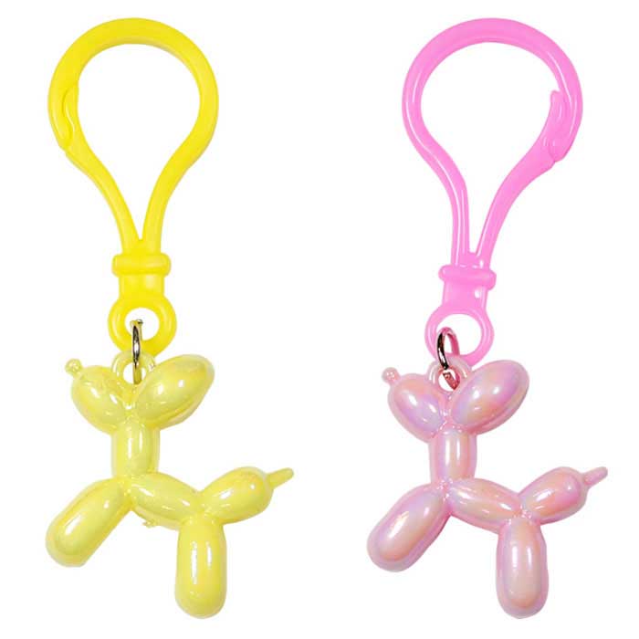【メール便可】バルーンドッグ キーホルダー 24個セット (sy4996)