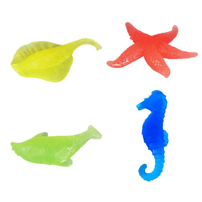 ぷにぷに やわらか 水族館 100個セット (sy5344)