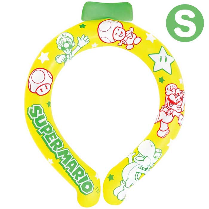 Rakuten - 【メール便可】スーパーマリオ イエロー ネッククールリング Sサイズ