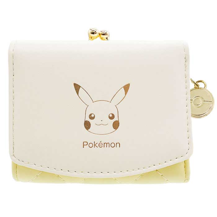 Rakuten - ポケットモンスター 口金ミニ財布 キルトシリーズ イエロー ピカチュウ 財布