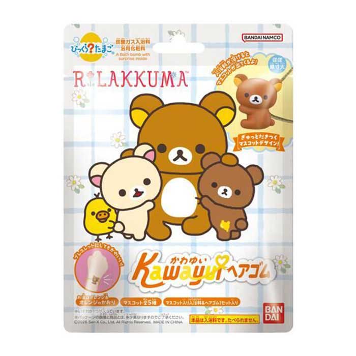 乐天商城 - びっくらたまご かわゆいヘアゴム リラックマ