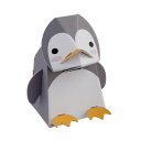 【楽しく作れる貯金箱】 dancoo! 水族館貯金箱 ペンギン 単品