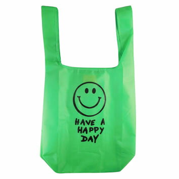 【エコバッグ】 ECO BAG SMILE GREEN（グ