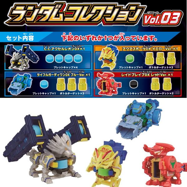 らんらん おもちゃ お祭り 景品のキャップ革命 ボトルマン BOT-48 ランダムコレクション Vol.03｜アングル2