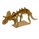 【工作キット】楽しく作ろう♪ ダンボール工作シリーズ トリケラトプス 単品