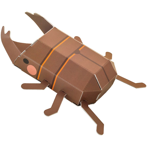 【楽しく作れる貯金箱】 dancoo! 昆虫貯金箱 クワガタムシ 単品 c-lanlan-10023104 らんらん おもちゃ お祭り 景品 サンプル画像2
