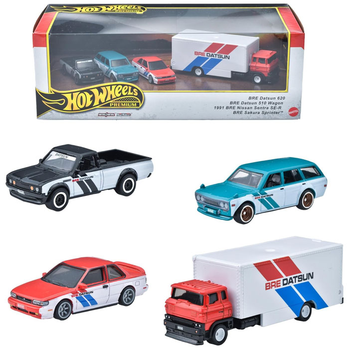 Rakuten - Hot Wheels ホットウィール プレミアムコレクターセット - BRE ダットサン