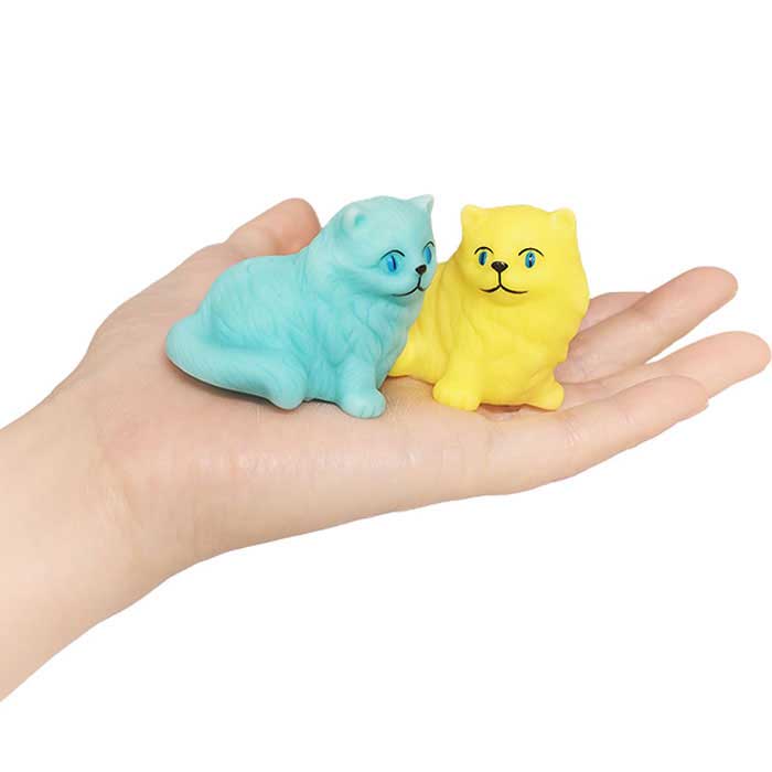 ぷかぷか カラフル ネコ 25個セット (sy5115)