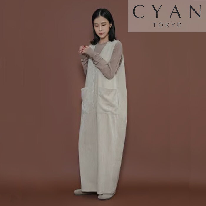 【BF限定 P10倍】【即納】【2025秋冬新作】CYAN TOKYO シアントウキョウ スラブモールBIGポケットサロ..