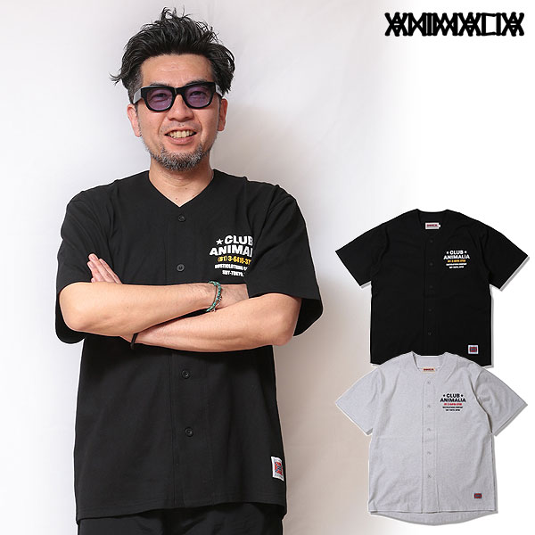 アニマリア シャツ ANIMALIA 8.5oz Base Ball Shirts メンズ 送料無料