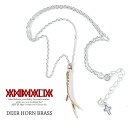 アニマリア ネックレス ANIMALIA DEER HORN-BRASS animal-ac45(4)