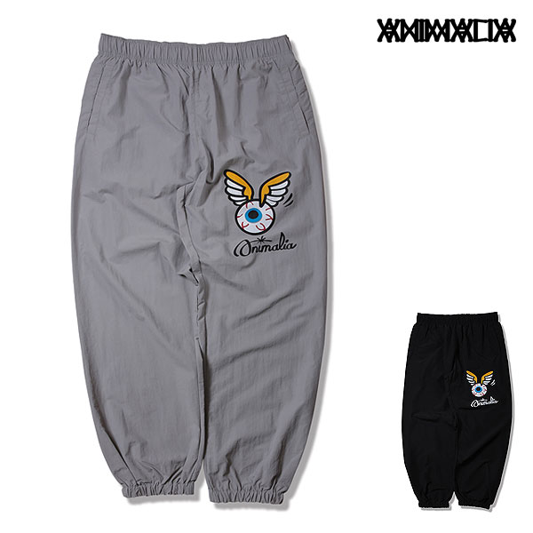 2025 秋冬 先行予約 11月～12月入荷予定 アニマリア パンツ ANIMALIA Nylon Track Pants - EYE BALL メンズ 送料無料 キャンセル不可