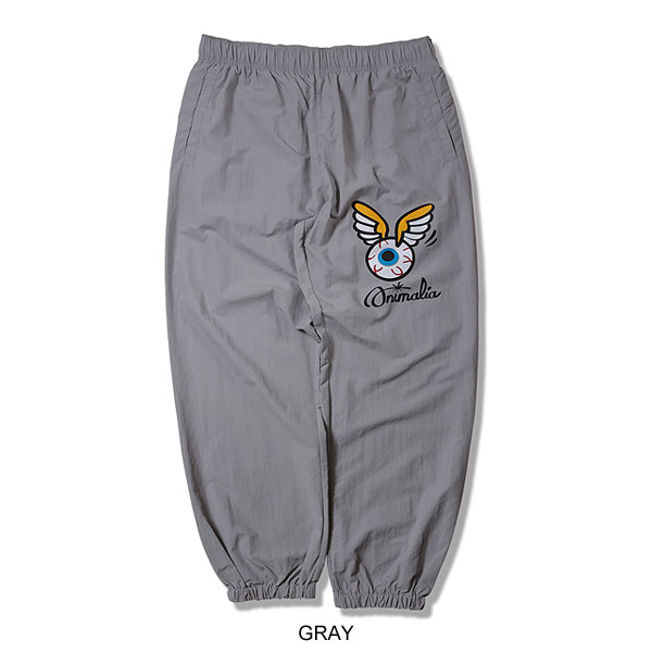 2025 秋冬 先行予約 11月～12月入荷予定 アニマリア パンツ ANIMALIA Nylon Track Pants - EYE BALL メンズ 送料無料 キャンセル不可