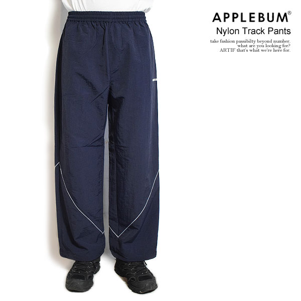 乐天商城 - アップルバム パンツ APPLEBUM Nylon Track Pants メンズ トラックパンツ ナイロンパンツ イージーパンツ 送料無料 ストリート