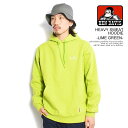 ベンデイビス パーカー BEN DAVIS HEAVY SWEAT HOODIE -LIME GREEN- メンズ プルオーバー ヘビーウェイト 送料無料 ストリート