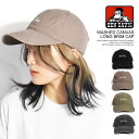 ベンデイビス キャップ BEN DAVIS WASHED CANVAS LONG BRIM CAP メンズ ローキャップ ウォッシュ加工 帽子 ストリート