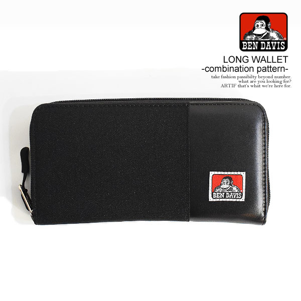 BEN DAVIS 財布 メンズ ベンデイビス 長財布 BEN DAVIS LONG WALLET -combination pattern- メンズ ロングウォレット 財布 ストリート