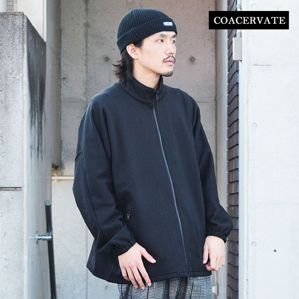 RAZx[g WPbg COACERVATE Kersey Dolman Sleeve Stand Collar Jacket Y X^hJ[ AE^[  Xg[g