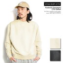 50％OFF SALE セール コアセルベート スウェット COACERVATE Faded＆Damaged C/N Sweat メンズ ダメージ加工 トレーナー ストリート