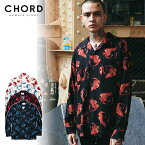 70％OFF SALE セール セール コードナンバーエイト シャツ CHORD NUMBER EIGHT HINOTORI OPEN COLLAR LONG SLEEVE SHIRT メンズ シャツ 送料無料 ストリート