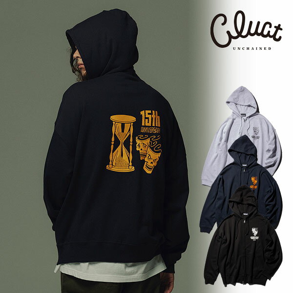 15th Anniversary Special Collection クラクト パーカー CLUCT×Mike Giant #H メンズ プルオーバー 15周年 コラボレーション