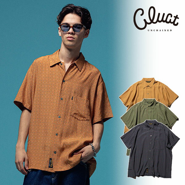 2025 春 先行予約 4月～5月入荷予定 クラクト シャツ CLUCT WOODBURN[S/S SHIRTS] メンズ 送料無料 キャンセル不可