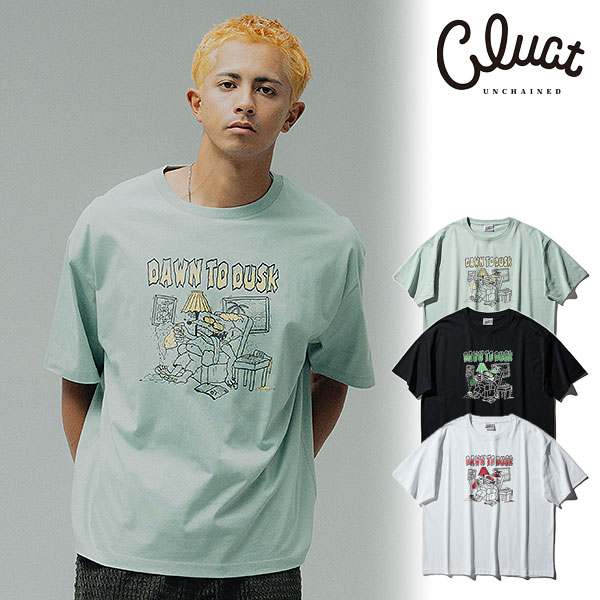 乐天商城 - クラクト Tシャツ CLUCT DAWN TO DUSK [S/S W TEE] メンズ 送料無料