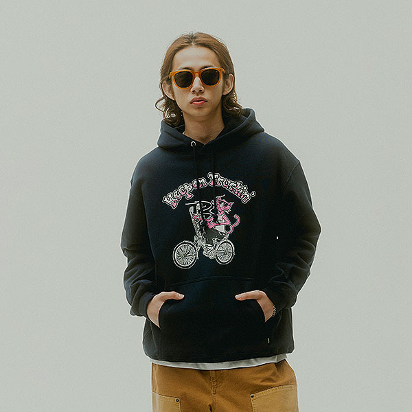 2026 夏秋 先行予約 9月～10月入荷予定 クラクト パーカー CLUCT KEEP ON TRUCKIN' [HOODIE] メンズ 送料無料 キャンセル不可 2