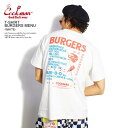 COOKMAN クックマン 半袖 Tシャツ Tshirts Burgers menu WHITE メンズ レディース 男女兼用 おしゃれ