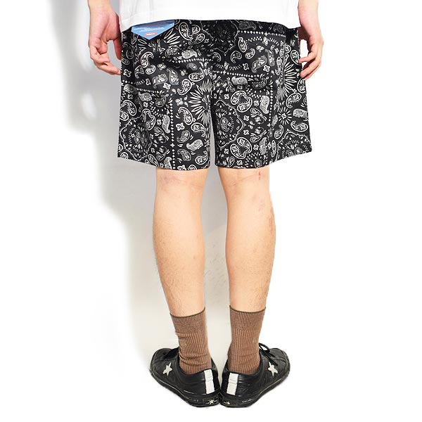 COOKMAN クックマン ショートパンツ CHEF SHORT PANTS PAISLEY BLACK 231-01884 32...
