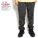 COOKMAN クックマン ウェイターズパンツ WAITERS PANTS STRIPE BLACK メンズ レディース 男女兼用 イージパンツ コックマン