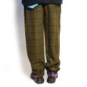 クックマン シェフパンツ COOKMAN CHEF PANTS WOOL MIX CHECK -OLIVE GREEN- 231-14898 ストリート系 ファッション 3
