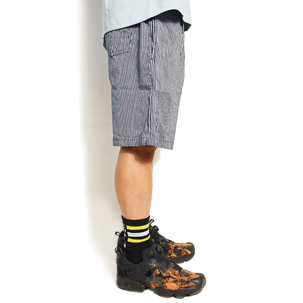 COOKMAN クックマン ショートパンツ ハーフパンツ ショーツ CHEF PANTS SHORT HICKORY NAVY メンズ レディース 男女兼用 おしゃれ コックマン