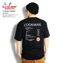 COOKMAN クックマン 半袖 Tシャツ tシャツ Tshirts Casher BLACK メンズ レディース 男女兼用 おしゃれ