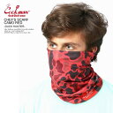 NbN} XJ[t COOKMAN CHEF'S SCARF CAMO RED -DUCK HUNTER- Xg[gn t@bV