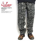 COOKMAN クックマン ウェイターズ パンツ WAITERS PANTS PAISLEY BLACK 34823 34885 ペイズリー ブラック メンズ　レディース　男女兼用 イージパンツ コックマン