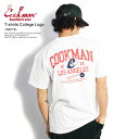 COOKMAN NbN}  TVc tVc Tshirts College Logo WHITE Y fB[X jp 